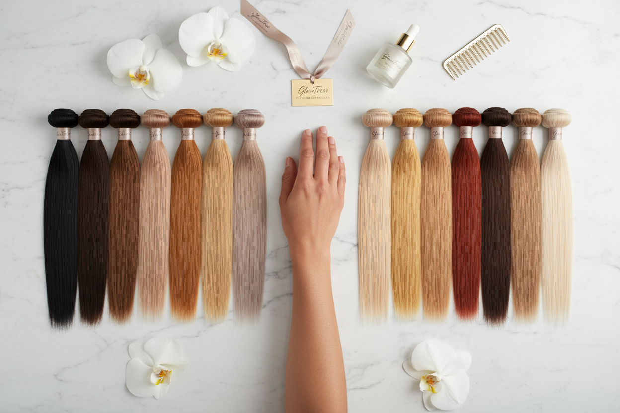 The Ultimate Hair Extension Color Matching Guide: Find Your Perfect Shade