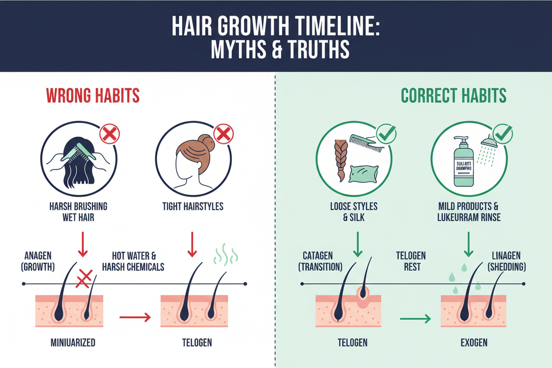 Hair Growth Mistakes That Slow Results (And What to Do Instead)