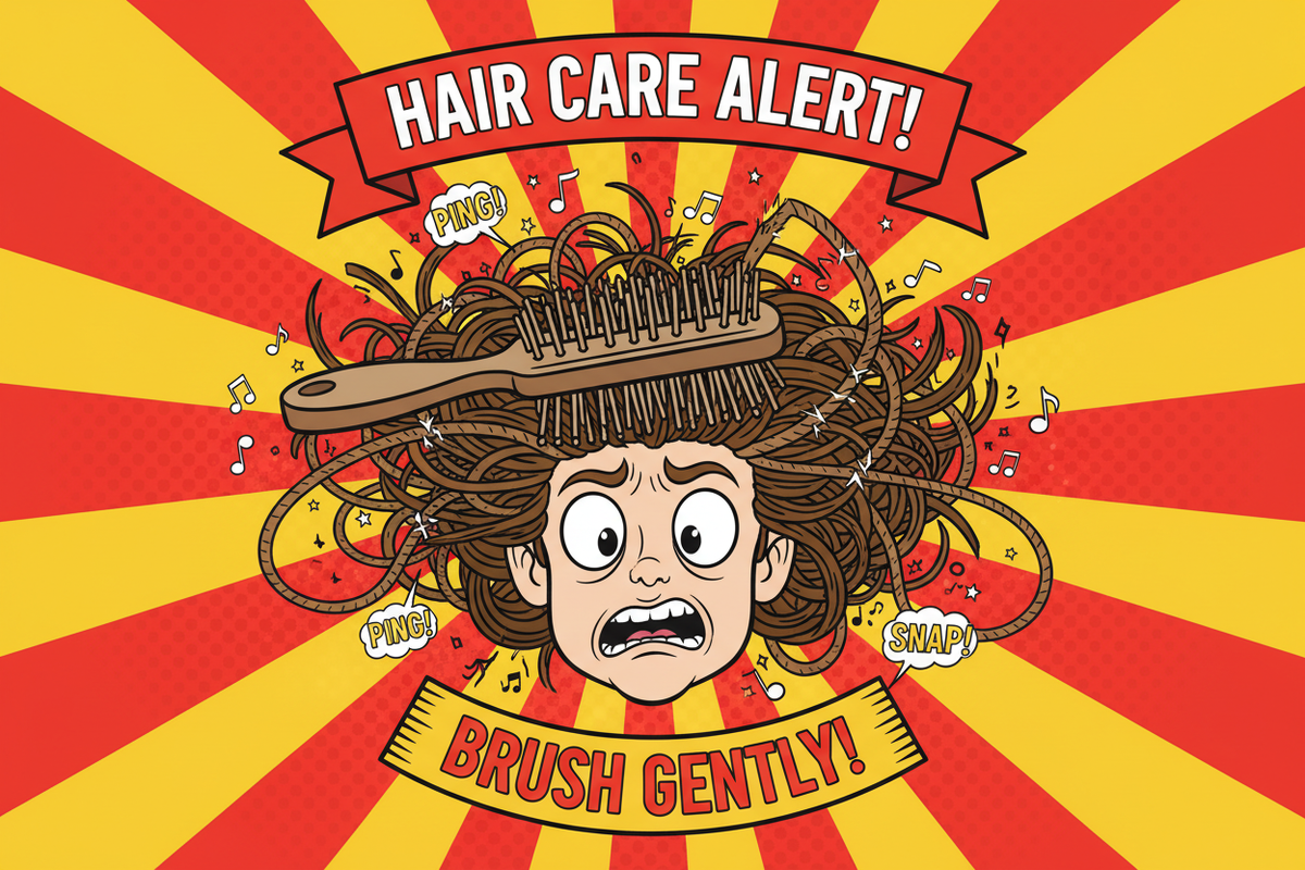 Why Your Hair Snaps When Brushing (And How to Stop It)