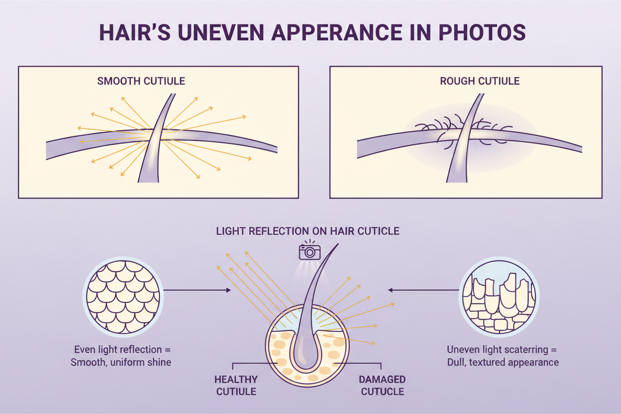 Why Your Hair Looks Uneven in Photos (And How to Fix It)