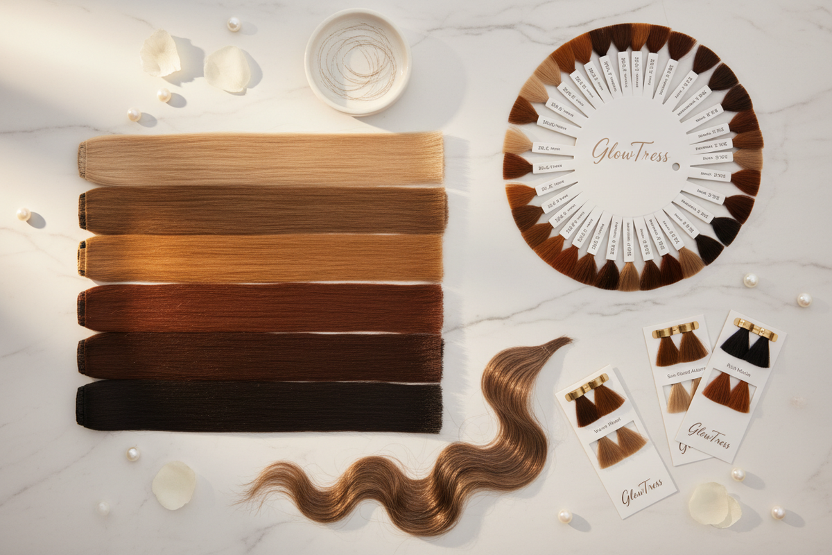 How to Match Extensions to Your Hair Color Perfectly