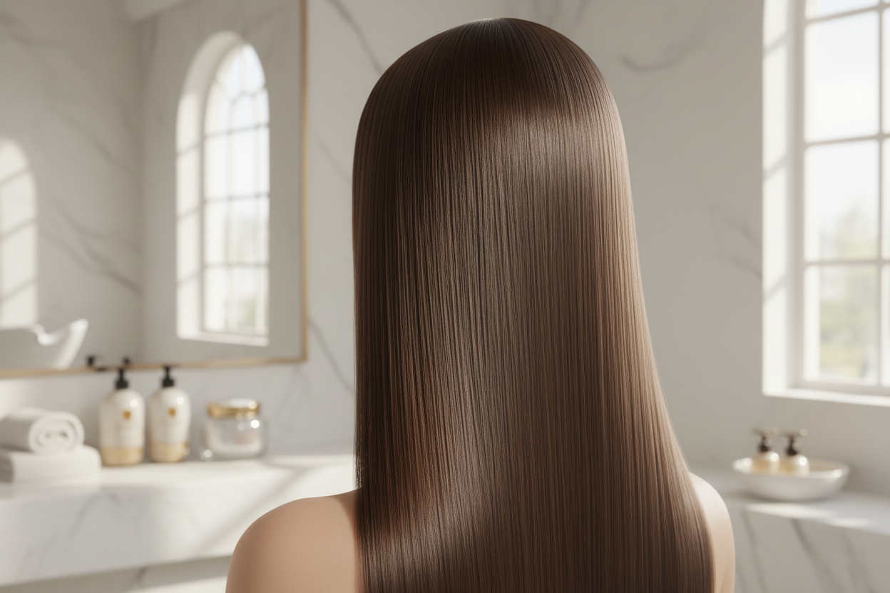 The Art of Sleek: Achieving Perfectly Straight, Glossy Hair