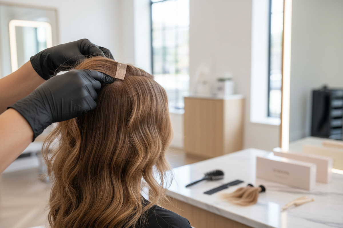 Tape-In Extensions: The Semi-Permanent Solution for Effortless Length