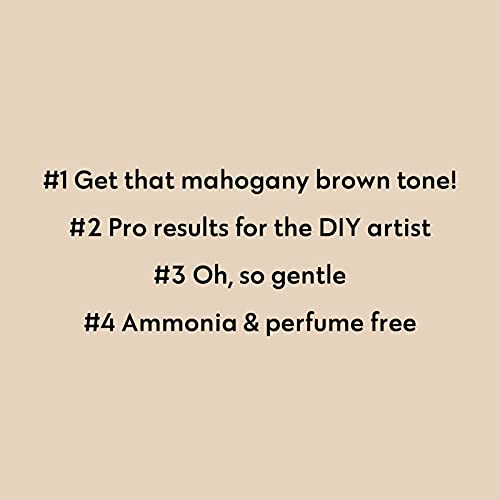 Four Reasons Original Takeaway Color - Cherry Tree – 5.52 Mahogany Brown - Demi-Permanent Hair Color - Ammonia-Free and Fragrance-Free Hair Dye - 100% Vegan & Cruelty Free