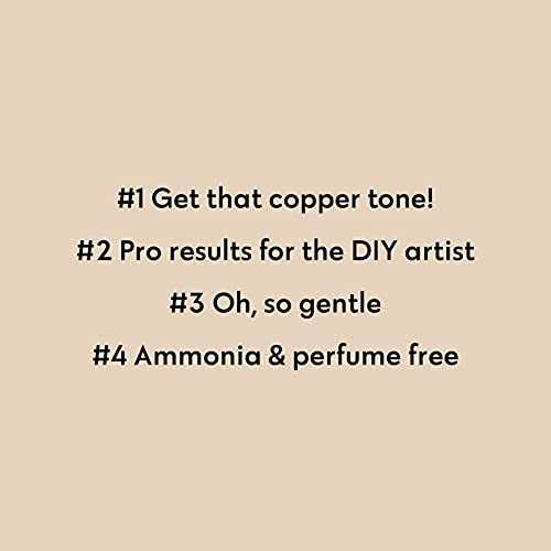 Four Reasons Original Takeaway Color - Carrot Cake – 6.4 Copper Brown - Demi-Permanent Hair Color - Ammonia-Free and Fragrance-Free Hair Dye - 100% Vegan & Cruelty Free