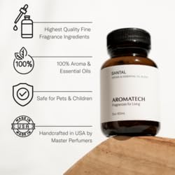 Aromatech Fig & Orange Blossom Aroma Essential Oil Blend: Hotel Inspired Aromatherapy with for Ultrasonic Diffusers & Nebulizers - 0.3 fl oz, 10 mL