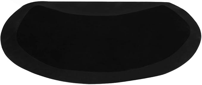 OmySalon 3'x2' Salon Floor Mat for Hair Stylist Anti Fatigue, Barber Standing Mats with Round Cut Out for Hair Styling Chair, Barbershop Spa Hairdressing Equipment