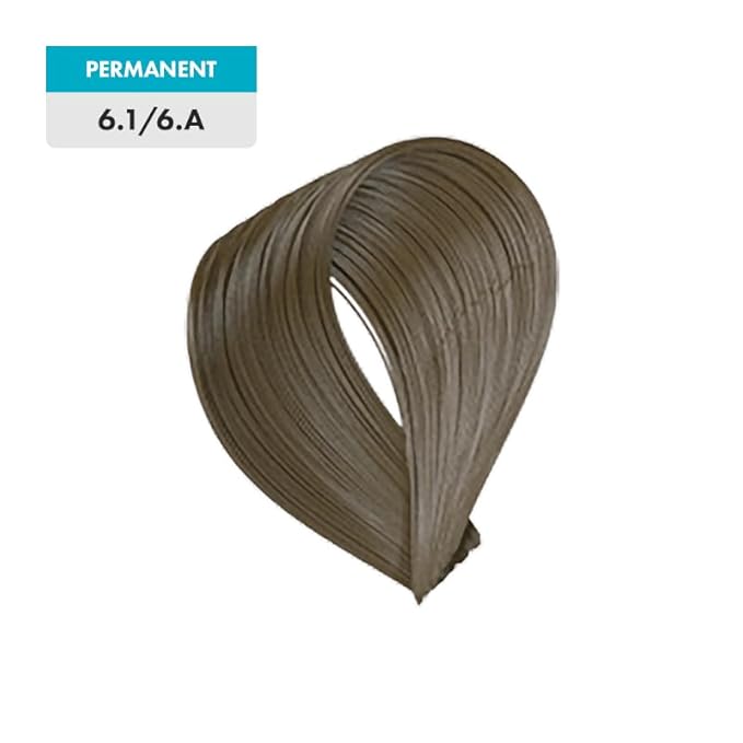 Hair Bar NYC Professional Permanent Hair Colors 6.1/6.A Dark Blonde Ash Intense & Bright Color Long-Lasting, Fade-Resistant for Shiny Hair, Soft to Touch 3.4oz 100ml Made in Italy