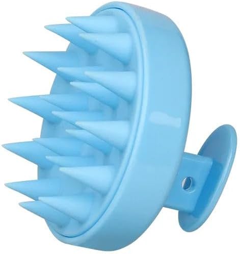 Silicone Scalp Massager for Hair Growth – Shampoo Brush for Shower, Dandruff & Dry Scalp Relief – Soft Silicone Hair Scrubber Green