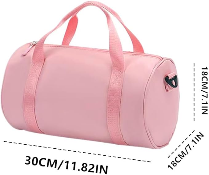 Small Gym Bag for Women, Cute Workout Duffel with Adjustable Strap - Lightweight Yoga Tote & Crossbody Sports Bag for Fitness, Travel (blue)