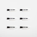Creaseless No Bend Hair Clips (White/Black)