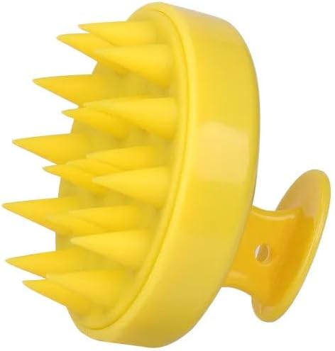 Silicone Scalp Massager for Hair Growth – Shampoo Brush for Shower, Dandruff & Dry Scalp Relief – Soft Silicone Hair Scrubber Green