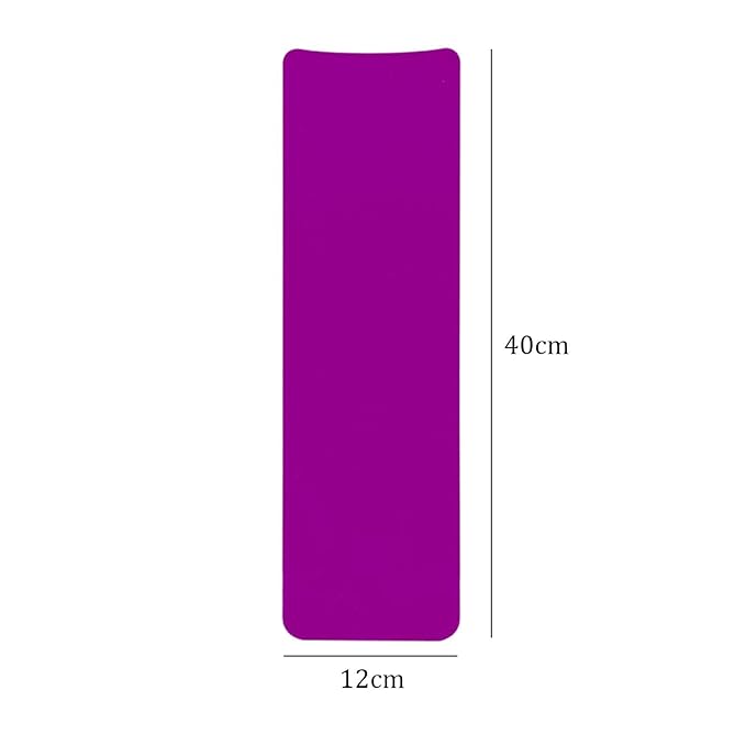 Generic Acrylic Hair Dyeing Board, Highlighting Board, Balayage Board,Hair Dye Sectioning Board for Barber, Shop, DIY, Violet, 40x12cm