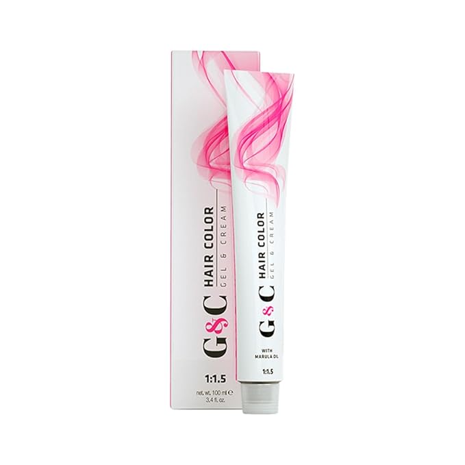 Hair Bar NYC Professional Permanent Hair Colors 6.1/6.A Dark Blonde Ash Intense & Bright Color Long-Lasting, Fade-Resistant for Shiny Hair, Soft to Touch 3.4oz 100ml Made in Italy