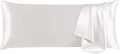 THXSILK 100% Pure Mulberry Silk Body Pillowcase for Hair and Skin, Upgraded Real Grade 6A+ Silk, Durable, Ultra-Soft Breathable Silk Pillow Case (Body Size 20"x54", White)