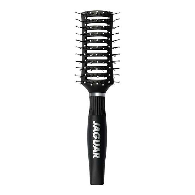 Jaguar SP1 Vent Lightweight Detangling & Styling hairbrush for Fast Blow-Drying Anti-Static, Scalp-Friendly Pins Professional Salon Brush for All Hair Types (Vent Brush (quick-dry styling))