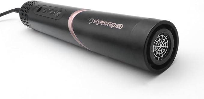 SRILabs StyleWrap Pro 7-in-1 Coanda Air Hair Multi Styler Dryer Brush with Negative Ions, Lighter and Foldable Design, Quiet Brushless Motor, Aviation-Grade Aluminum, Memory Function