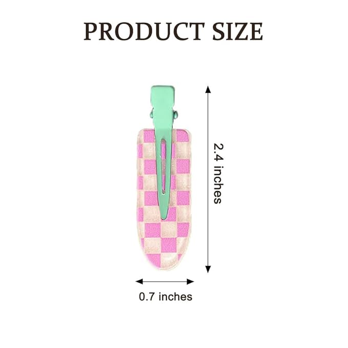 2 Pcs Cute fruit hair clip for Women Girls thick,thin hair.No Bend No Crease Hair Clips for styling sectioning hair barretters fine (Cherry yogurt)