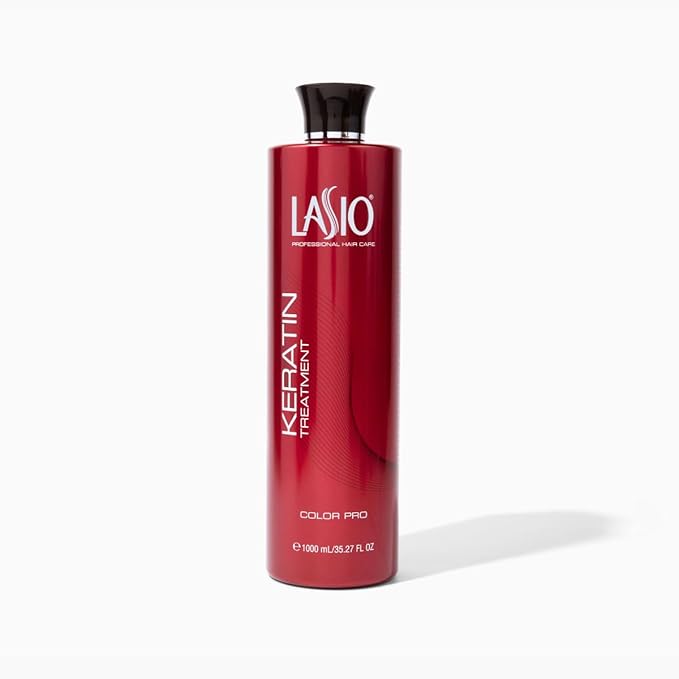 LASIO- Keratin Treatment Color Pro Formula- Borage Oil & Vitaplex- UV and Color Protectant- Frizz-Free Restores Moisture -Enhance Beauty Ultimate Protection-15.87oz & 35.27oz