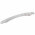 French Amie Long and Thin Black White Large 4” Handmade Celluloid Automatic Hair Clip Barrette for Women and Girls (Stripe)