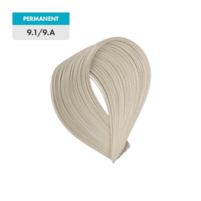 Hair Bar NYC Professional Permanent Hair Colors 9.1/9.A Very Light Blonde Ash Intense & Bright Color Long-Lasting | Shiny Hair, Soft to Touch 3.4oz 100ml Made in Italy