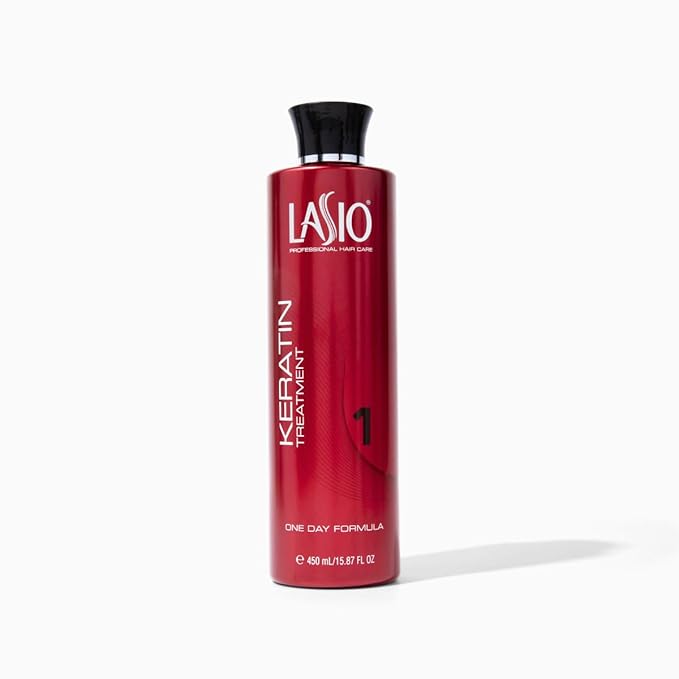 Lasio Keratin One Day Treatment – Frizz Elimination, Smoothing & Strengthening keratin hair treatment | Reduce 100% OF Frizz | Professional Salon Grade Formula | 15.87 FL oz