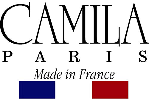 Camila Paris CP3297 French Hair Barrette Oval For Thick Curly Wavy Long Hair, Strong Hold Grip Hair Clips for Women, No Slip Rubberized Metal Clasp, Styling Girls Hair Accessories, Made in France