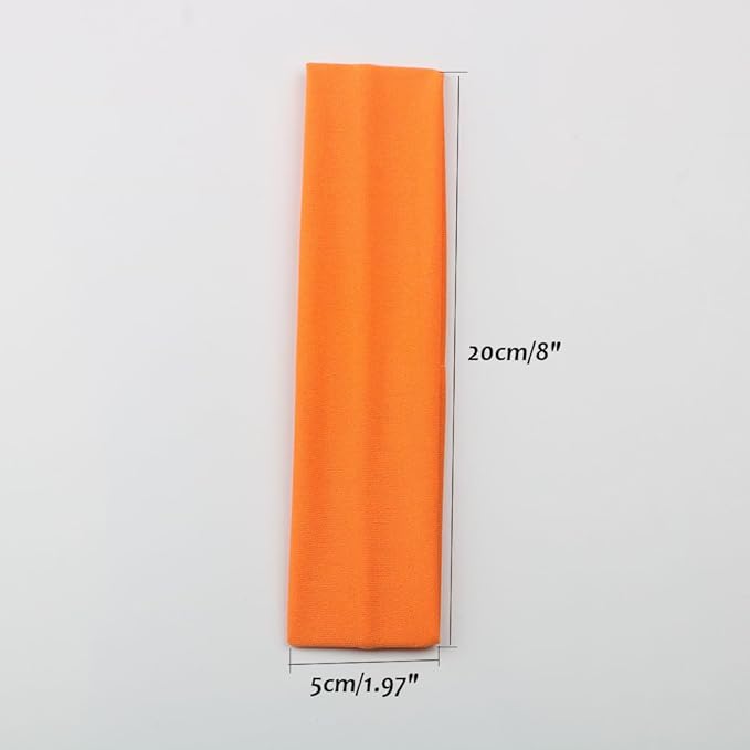 Yoga Sports Headbands,Pack of 24,Soft Elastic Stretchy Athletic Headband Workout Gym Sports Fitness Hair bands