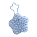 Silicone Scalp Massage Hair Washing Brush Wet and Dry Shampoo Brush Body Scrubber Bath Head Massage Brush