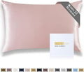 ZIMASILK 22 Momme Silk Pillowcase for Hair and Skin - 100% Pure Mulberry Silk with Hidden Zipper, Grade 6A Luxury Pillow Case for Women, Soft & Durable, Gift Box (King 20"x36" Pink)