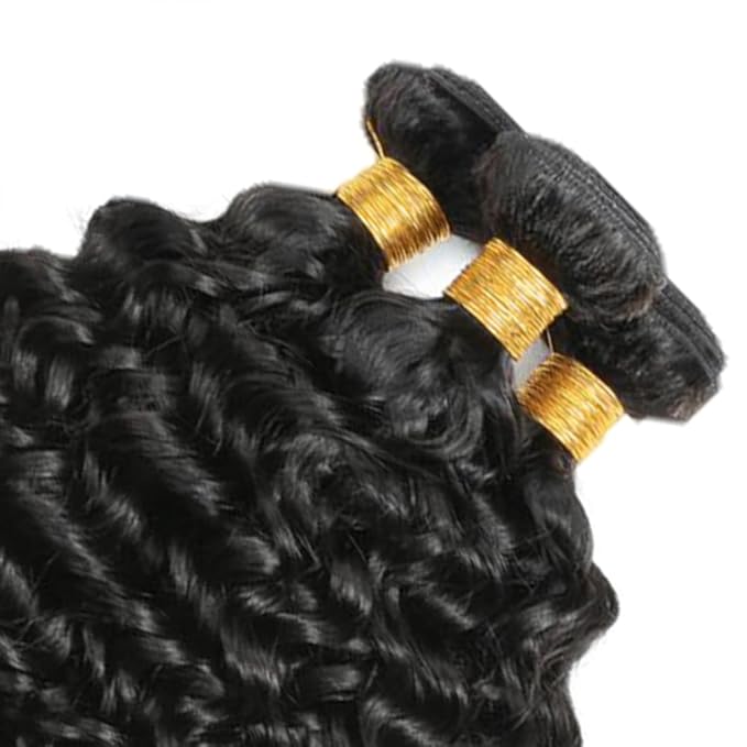 Water Wave Bundles Human Hair Color 1B Bundles 26 28 30 Inch Peruvian Virgin Remy Hair Extensions Niegmeag Double Weft Natural Black Wet and Wavy Bundle Hair Weave