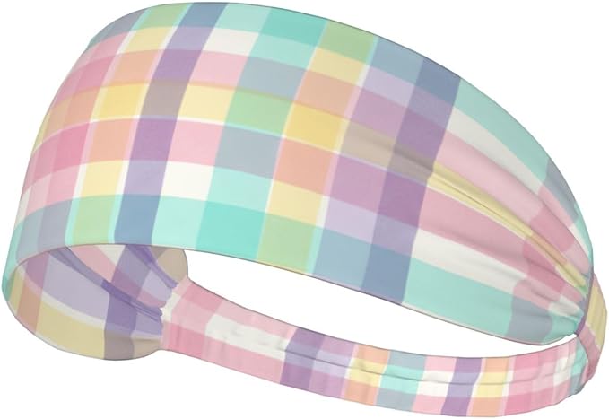 Easter Bunny & Eggs Style Sports Headband for Men Women Moisture Wicking Sweatband for Basketball, Running, Gym
