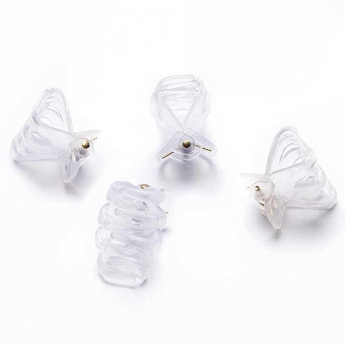 Cobahom 12 Pack Small Plastic 1.2 Inch No-Slip Mini Clips for Thin Hair Styling Accessories for Women and Girls (White)