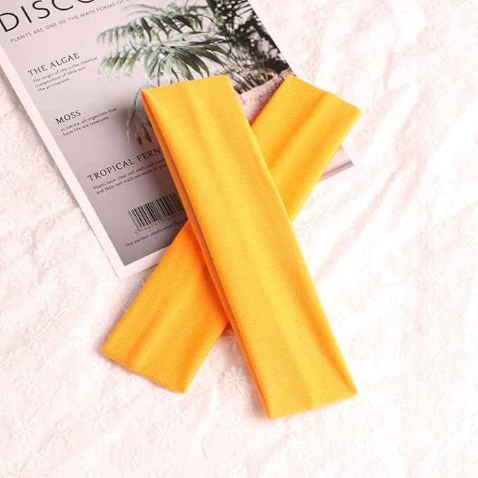 Sport Yoga Headbands,Pack of 14,Fashion Soft Elastic Polyester Sweatband Yoga Stretchy Headband for Women Man Girl