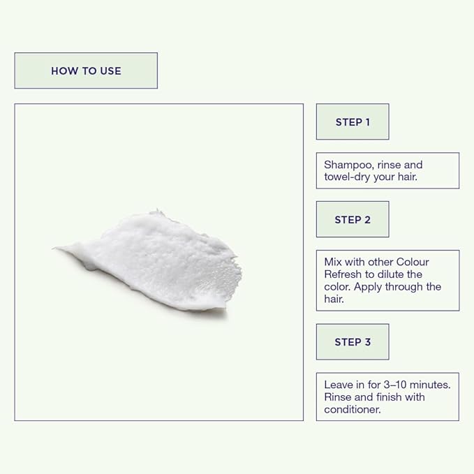 Maria Nila Color Refresh White Mix, 10.1 Fl Oz / 300 ml, Non-pigment, Brings out Pastel colors whe mixed, 100% Vegan & Sulfate/Paraben free