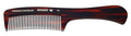 #19 Handmade Wide Tooth Rake Comb Tortoise Havana Acetate Large Handle Thick Coarse Curly Hair Detangling Parting Grooming Teasing Hair Styling Hairdresser Barber Hairdressing Wet Dry Pocket