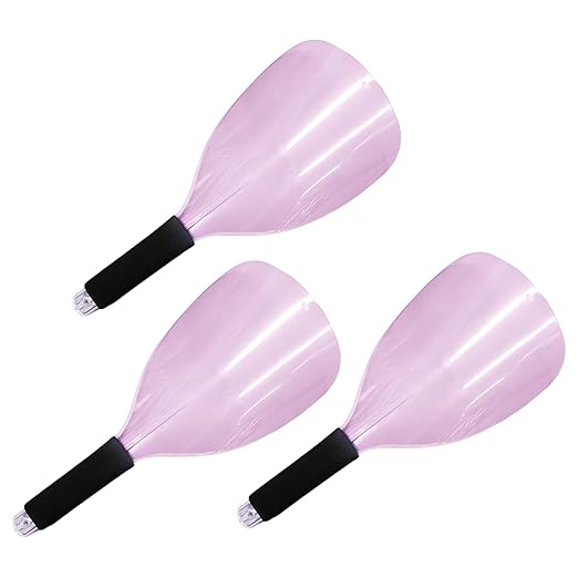 Saycker 3Pcs Face Shield for Hairspray,Plastic Barber Face Shield,Handheld Hairspray Face Shields,Reusable Face Protective Cover for Hairdressing Hair Stylist Cutting Dust Makeup Protector (Pink)