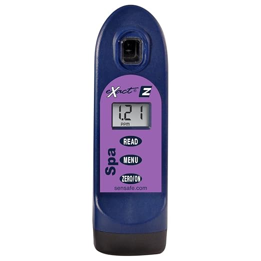 eXact 486202 Spa EZ Photometer - Clamshel - 6-Tests Each | | Detects Alkalinity, Bromine, Calcium, Chlorine, and pH | USA Quality