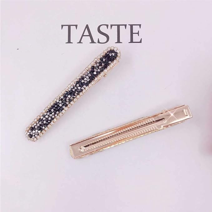 WHITEBRIDGE 4pcs Crystal Alligator Clips For Women Girls