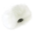 Faux Fur Headband for Women Elastic Fuzzy Thick Earmuffs Winter Headwrap Ear Muffs Furry Ear Warmers Cold Weather (White 1)