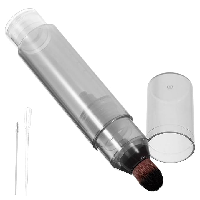FRCOLOR Scalp Applicator Comb with Dropper and Brush for Precise Hair Oil Application Suitable for All Hair Types Compatible with Growth Serums and Scalp Treatments