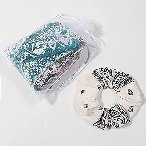 Artilady 6 Pack Wide Boho Headbands for Women - Soft Yoga Elastic Hair Bands for Girls Workout Running Sport Headwrap Non-slip Breathable (Patterned)