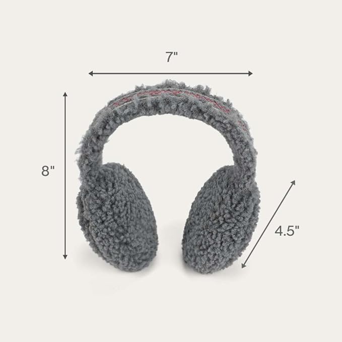 C.C Soft Winter Warm Adjustable Headband Ear Warmer Earmuffs