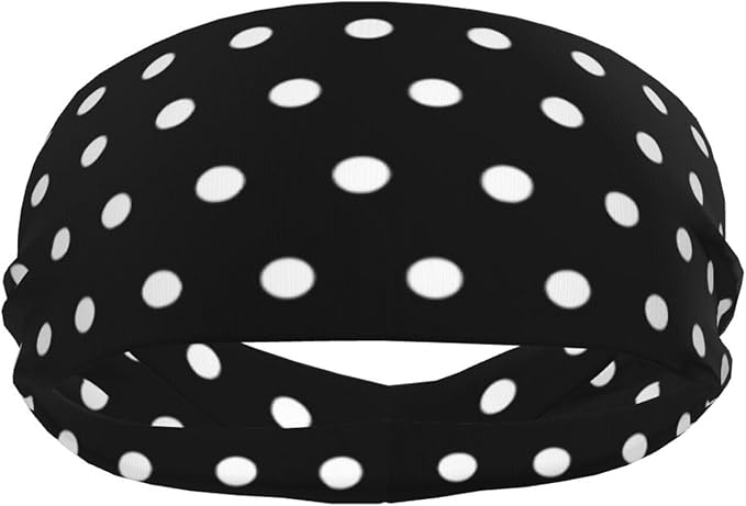 Sports Sweatband for Men and Women, Sweat-Absorbing Headbands for Moisture Wicking, Suitable for Fitness Running Cycling Hiking Yoga Football Exercise
