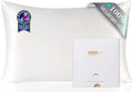 ZIMASILK 100% Pure Mulberry Silk Pillowcase for Hair and Skin Health,Soft and Smooth,Both Sides Premium Grade 6A Silk,600 Thread Count,with Hidden Zipper,1pc (Queen 20''x30'',White)