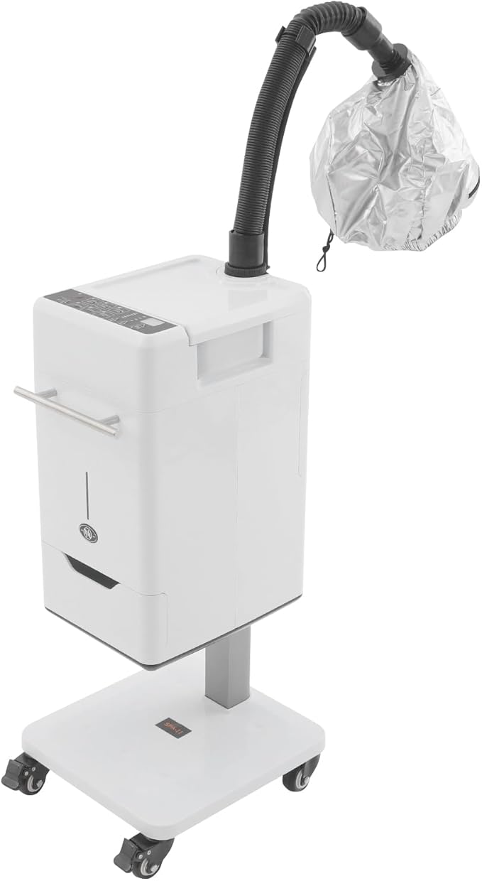 Vertical Nano Hair Steamer,Multifunctional Hair Dyeing Machine with Removable Water Tank Strong Power and Multiple Modes LCD Display Nano Hair Steamer Machine for Home in Hairdressing Salons Etc
