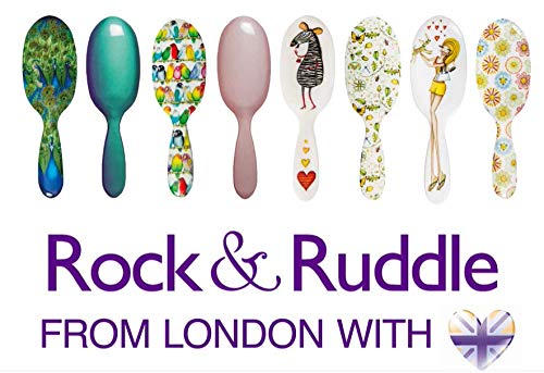 Rock & Ruddle Wide Tooth Comb. Perfect for Detangling Wet Hair and Applying Hair Color. Toucans Design
