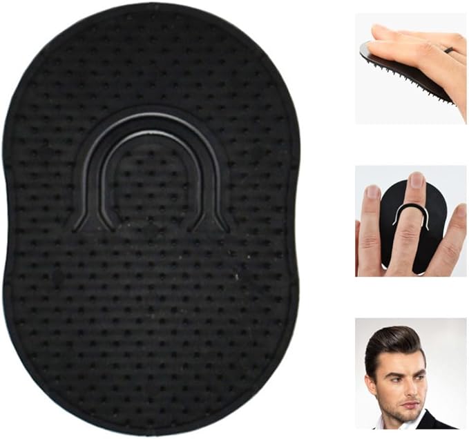 Pocket Palm Combs Soft Portable Shampoo Pocket Combs Massager Hair Brush Comb Black Scalp Massager Brush Comb 12 PCS