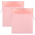 Segbeauty Large Pink Velvet Bag, 2pcs Velvet Jewelry Pouches with Satin Liner, 15.7x11.8in Drawstring Bags Satin Flannel Storage Bag for Gift Travel, Travel Organizer Bag for Comb Attachment Clothes