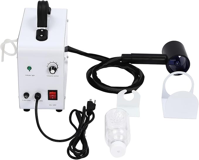 Nano Hair Steamer Machine, 1300W Adjustable Salon Steamer for Hair Multifunctional Hair Color Processor with 11.83 oz Water Tank, Professional Nano Mist Hair Dyeing Machine, 110V 60Hz